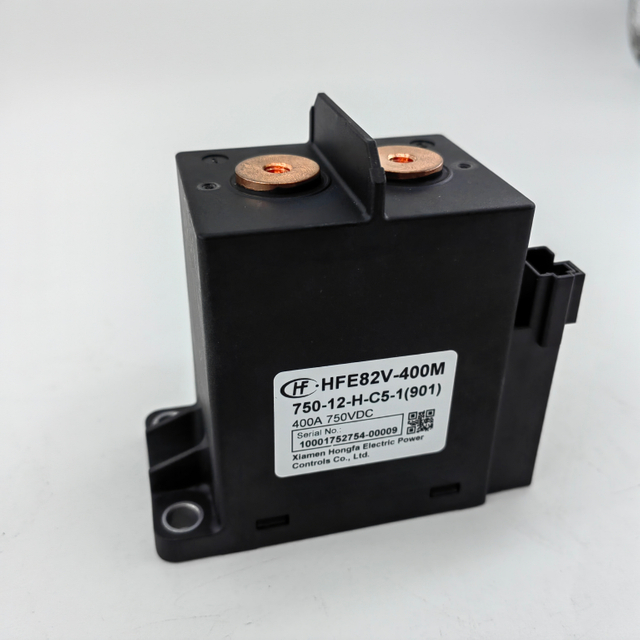Hongfa DC Relay HFE82V-400M Serie Contactor Voltaje de carga 450V/750V Voltaje de bobina 12 Vdc