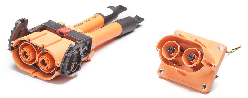 Conectores Amfenol HVC2P10 de alto voltaje 1000 VCC con HVIL