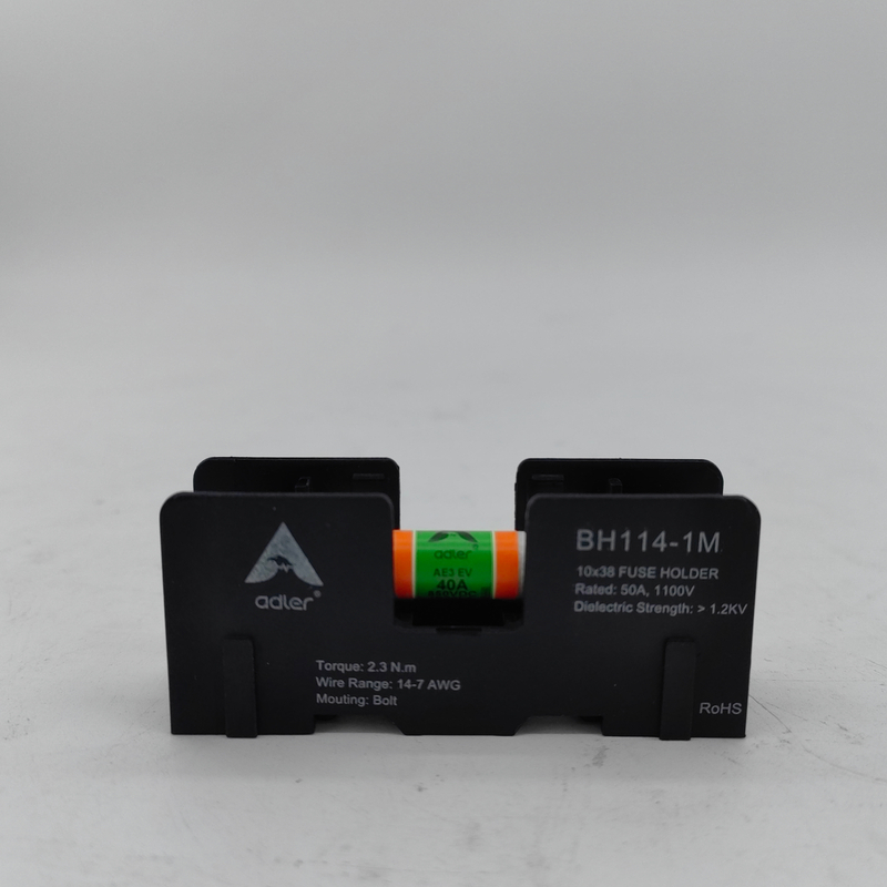 Portafusibles Alder serie BH114 de 10x30 mm