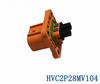 Conectores Amfenol HVC2P28MV de alto voltaje 900 VCC con HVIL