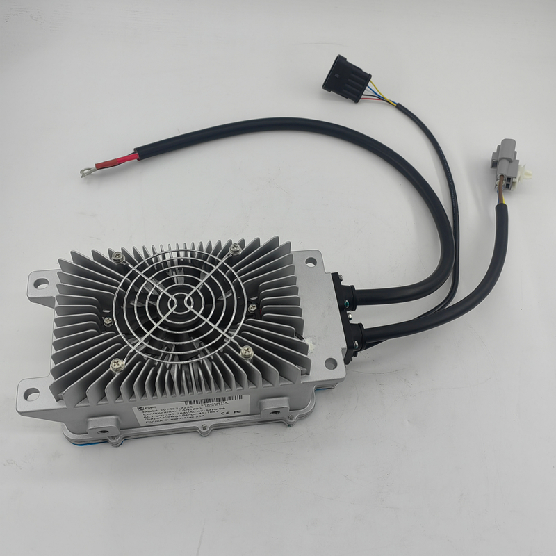 Cargador a bordo OBC 2KW opcional portátil nominal 48V 72V 108V 144V 320V CANBUS Control o habilitación de cableado