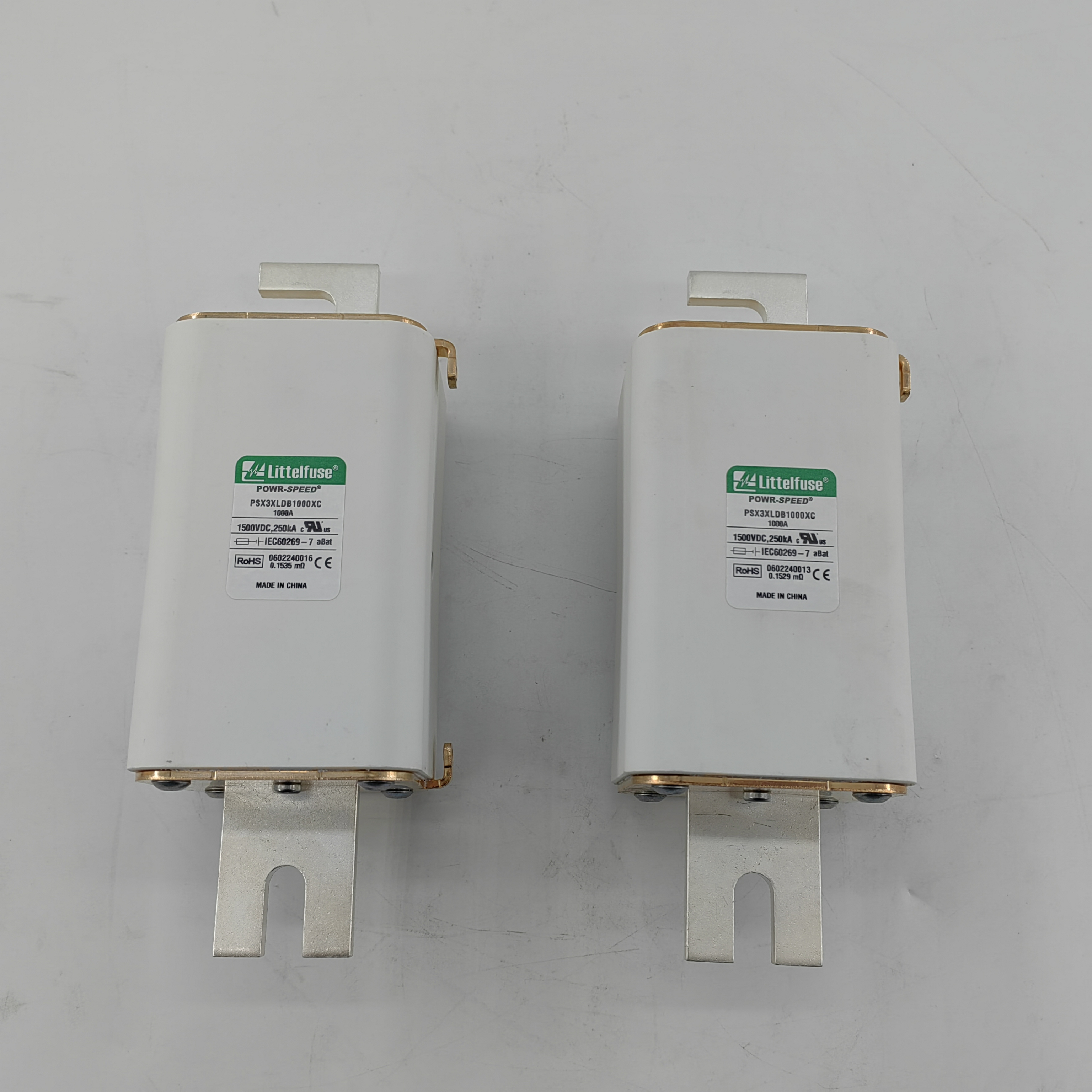 Fusible de cuerpo cuadrado de alta velocidad serie PSX_C de Littlefuse, 1500 V CC, 80 A-1400 A