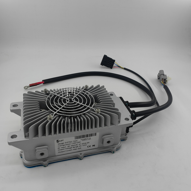 Cargador a bordo OBC 2KW opcional portátil nominal 48V 72V 108V 144V 320V CANBUS Control o habilitación de cableado