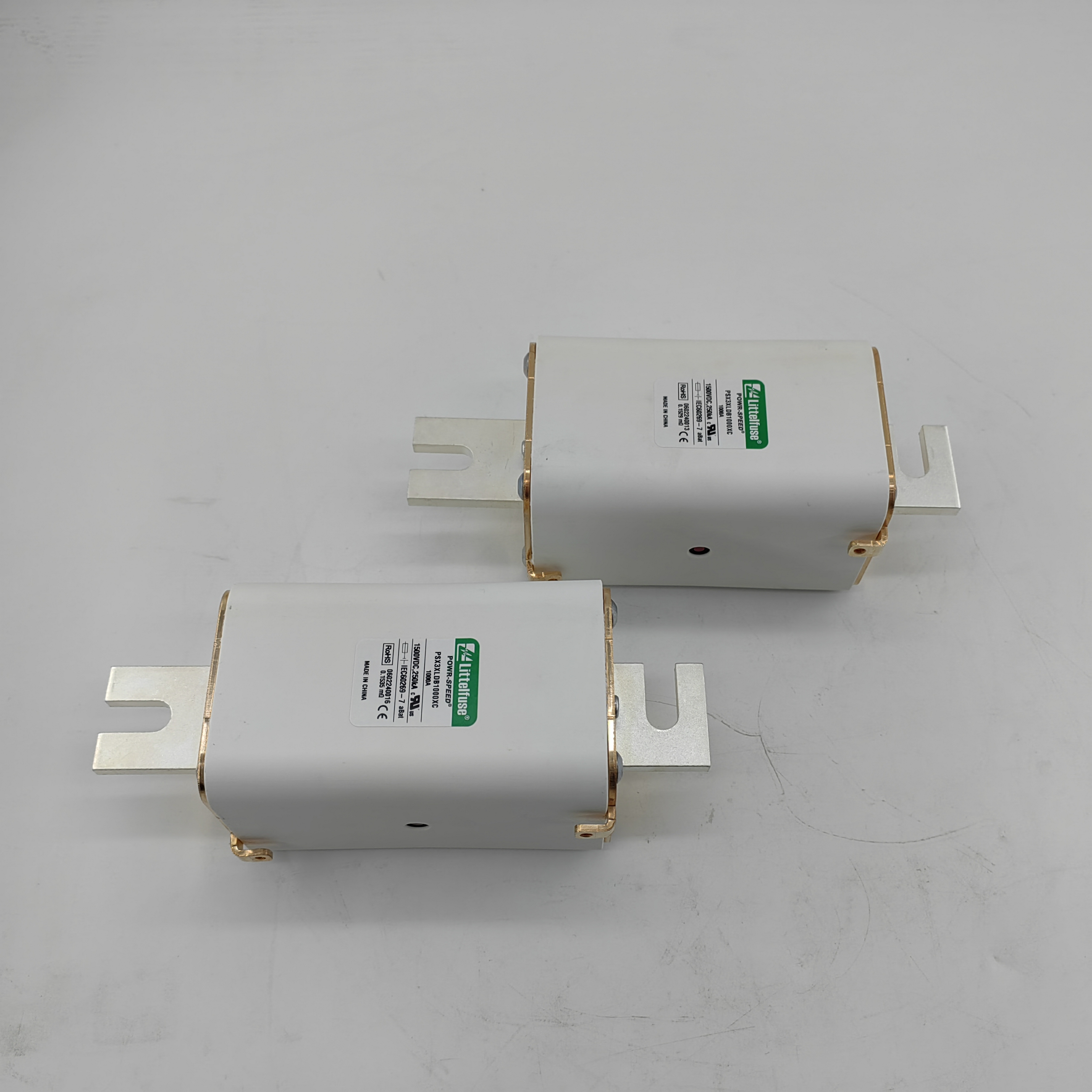 Fusible de cuerpo cuadrado de alta velocidad serie PSX_C de Littlefuse, 1500 V CC, 80 A-1400 A